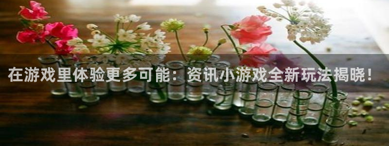 星欧娱乐在线登录：在游戏里体验更多可能：资讯小游戏全新玩法揭